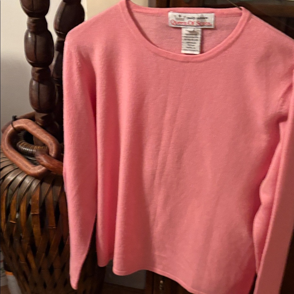 Pink Women's Cardigan Sweater
